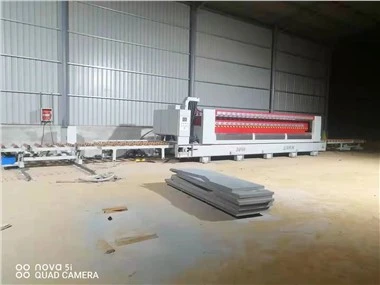 Amoladora de piedra automática de 12 cabezales, máquina pulidora continua, máquina cortadora de superficie de piedra Artificial